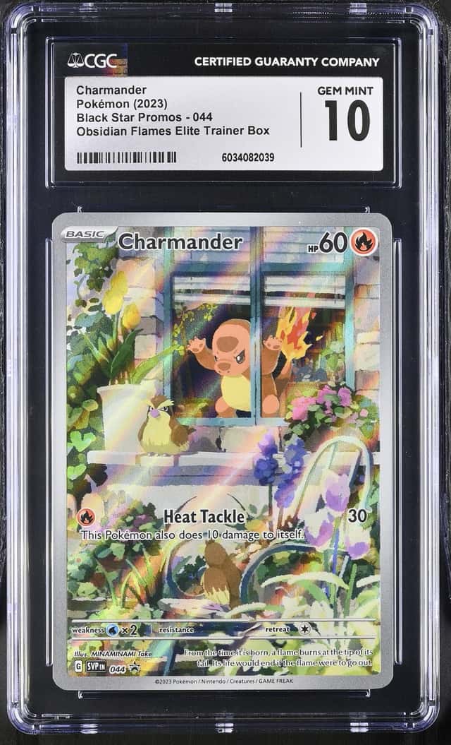 Charmander 044 SV Scarlet & Violet Promo Holo English 2023 CGC 10 GEM MINT
