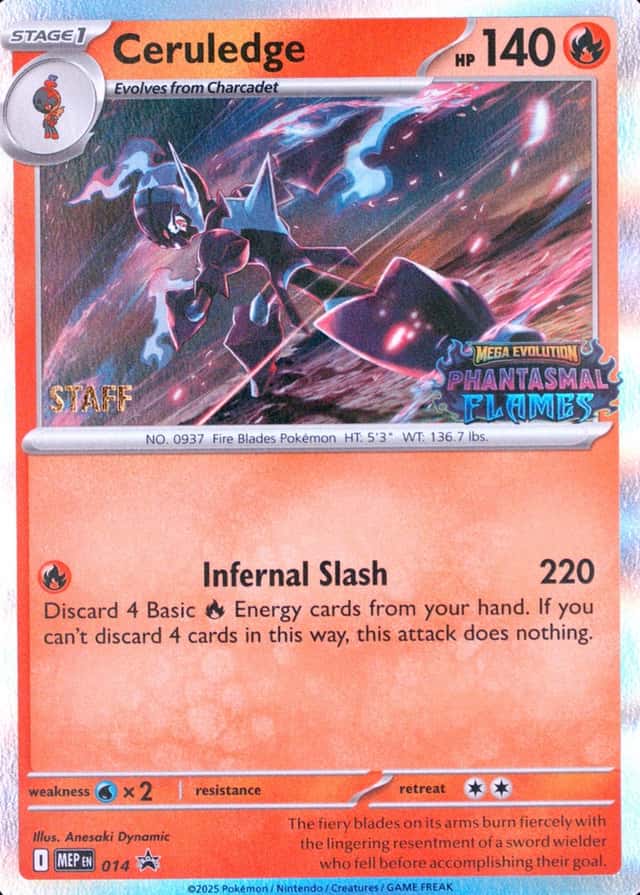 Prerelease · Flames Phantasmal Staff