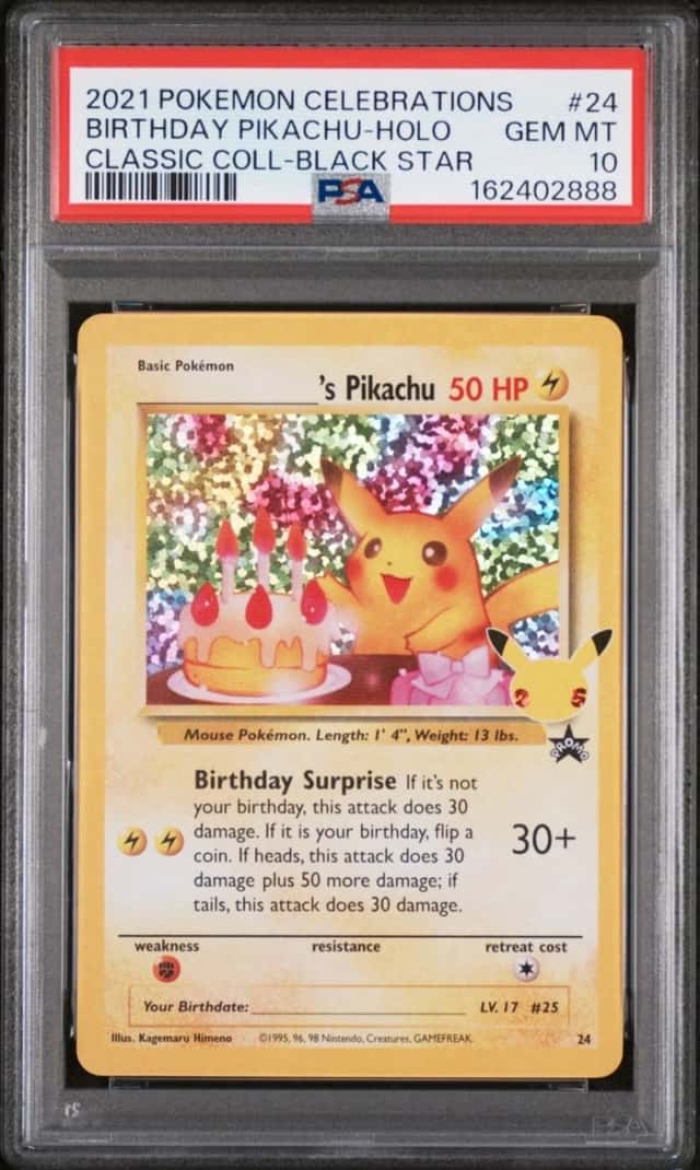 _____'s Pikachu STAMP [25th Anniversary] TEXTURED CONFETTI HOLO