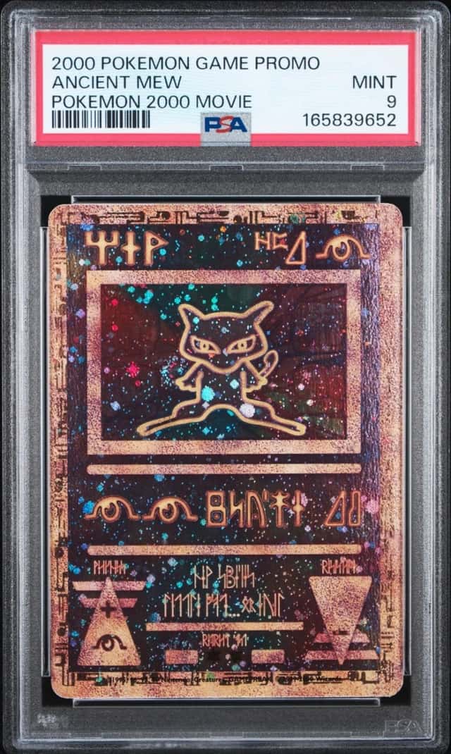 2000 POKEMON GAME MOVIE POKEMON 2000 MOVIE ANCIENT MEW PSA 9