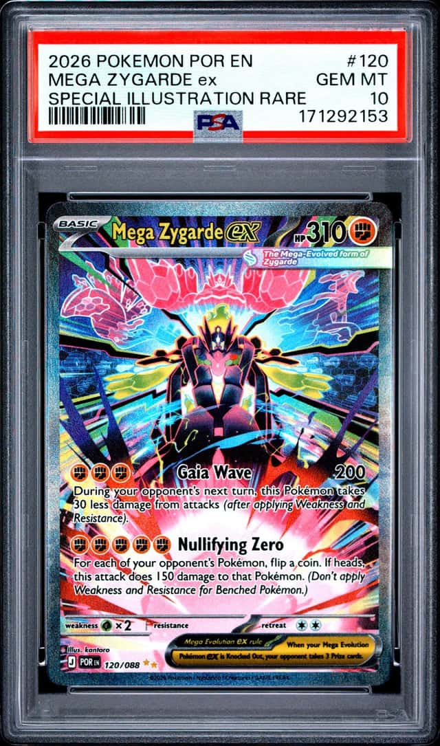 2026 Pokemon Mega Evolution Perfect Order Special Illustration Rare Mega Zygarde Ex #120