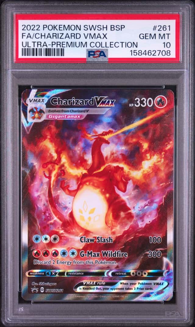 2022 Pokemon Sword and Shield Black Star Promo Ultra Premium Collection Charizard Vmax #SWSH261
