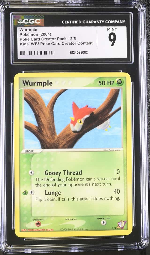 2004 Pokemon Poke Card Creator Pack Kids Wb! Poke Card Creator Contest Wurmple #2 /5250