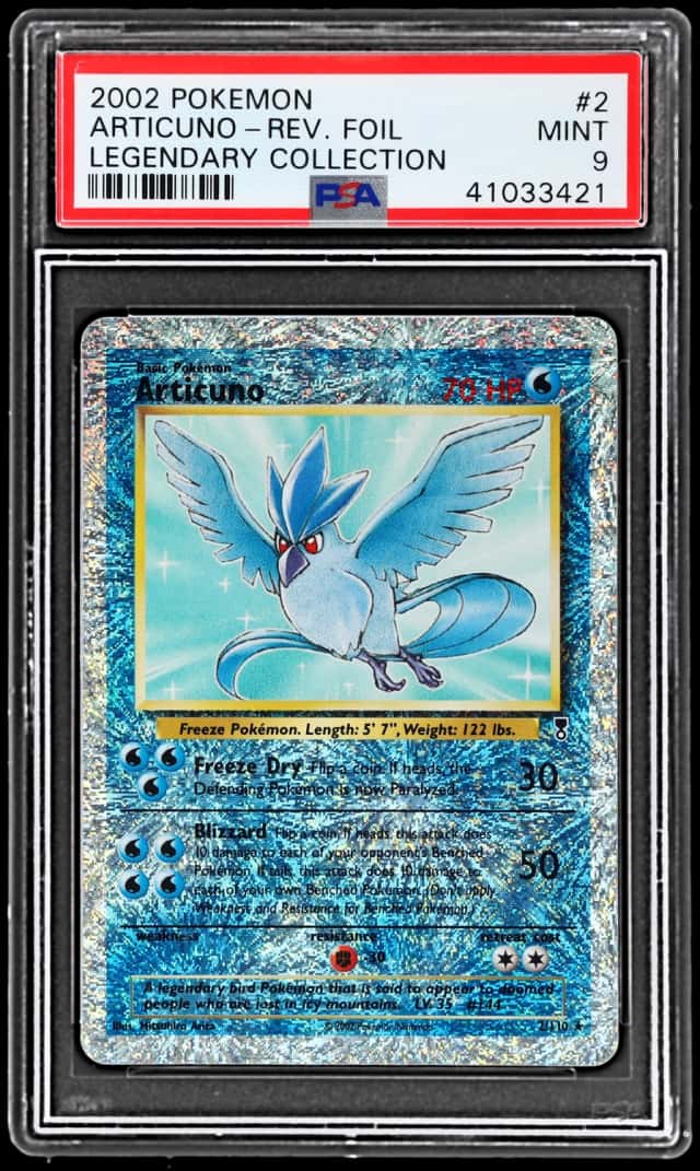 2002 Pokemon Legendary Collection Reverse Holo Articuno #2