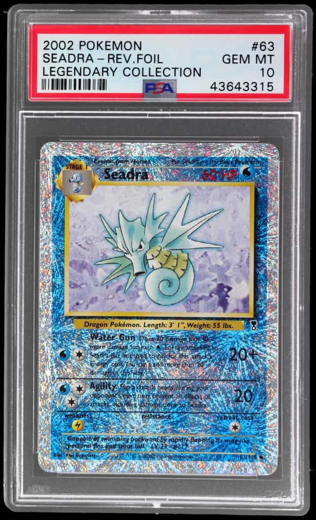 2002 Pokemon Legendary Collection Reverse Holo Seadra #63