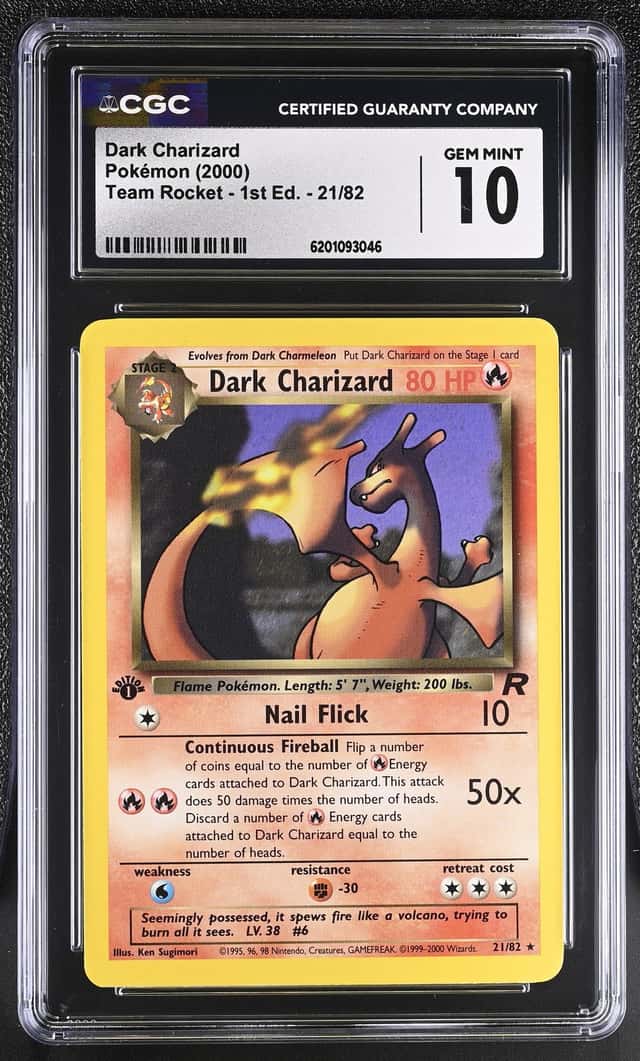 Pokémon Dark Charizard 21 1st Edition Team Rocket...