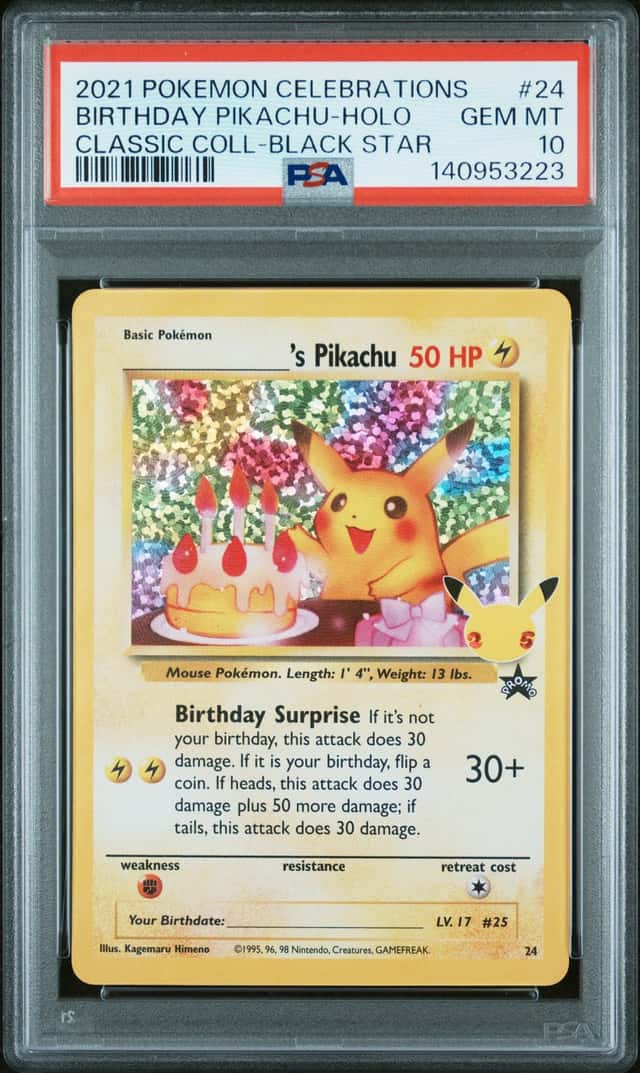 _____'s Pikachu STAMP [25th Anniversary] TEXTURED CONFETTI HOLO