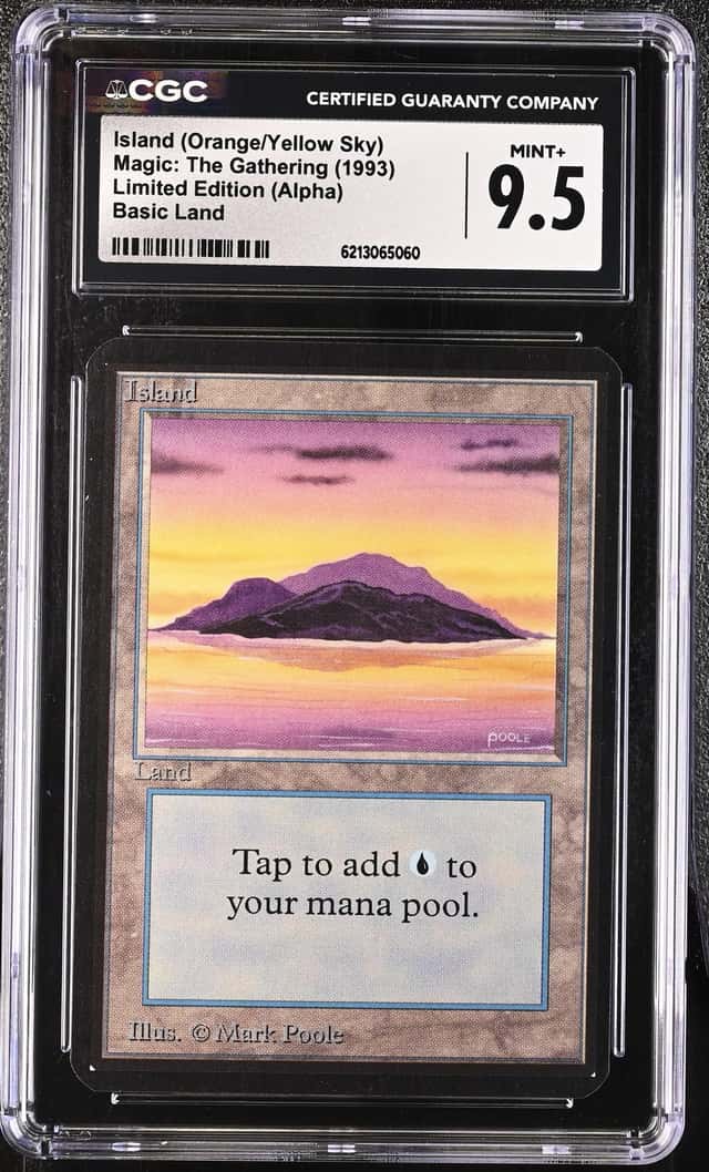 Island (Orange/Yellow Sky)