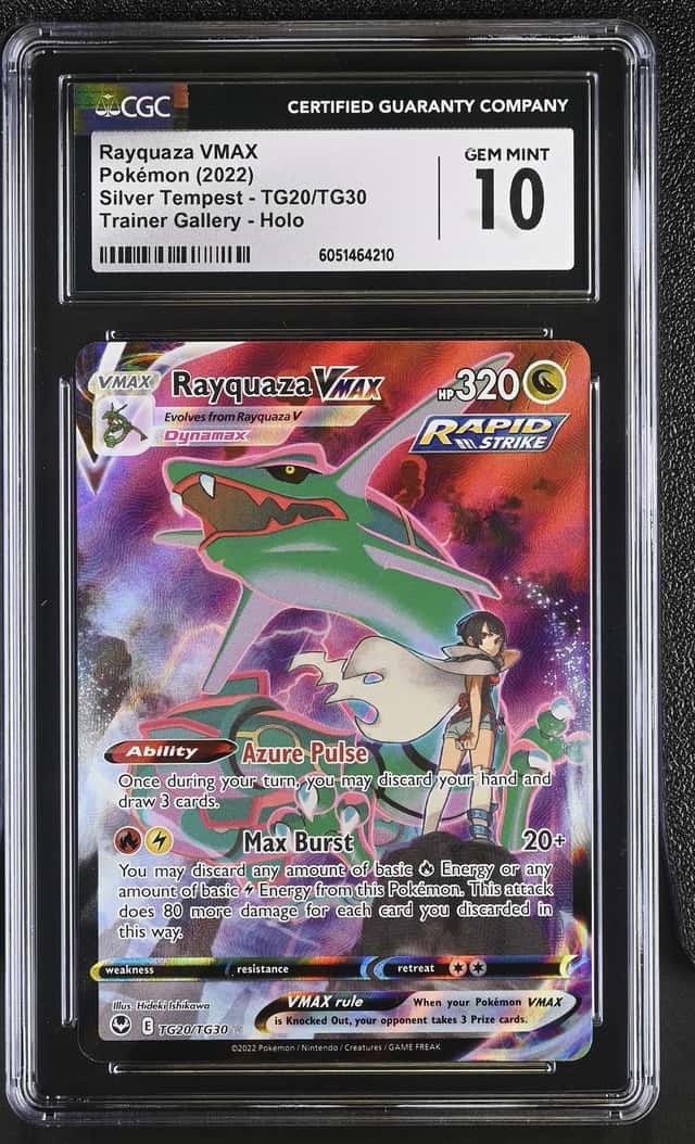 Rayquaza VMAX TG20/TG30 Silver Tempest Trainer Gallery Holo Ultra Rare 2022 EN