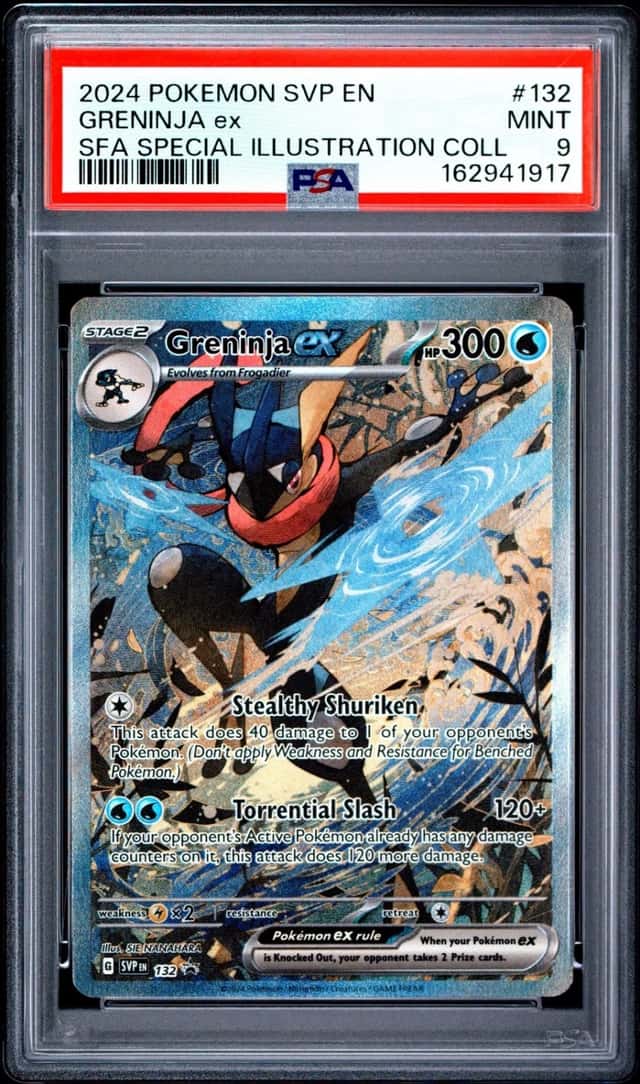 2024 POKEMON SHROUDED FABLE SPECIAL ILLUSTRATION COLLECTION GRENINJA EX PSA 9