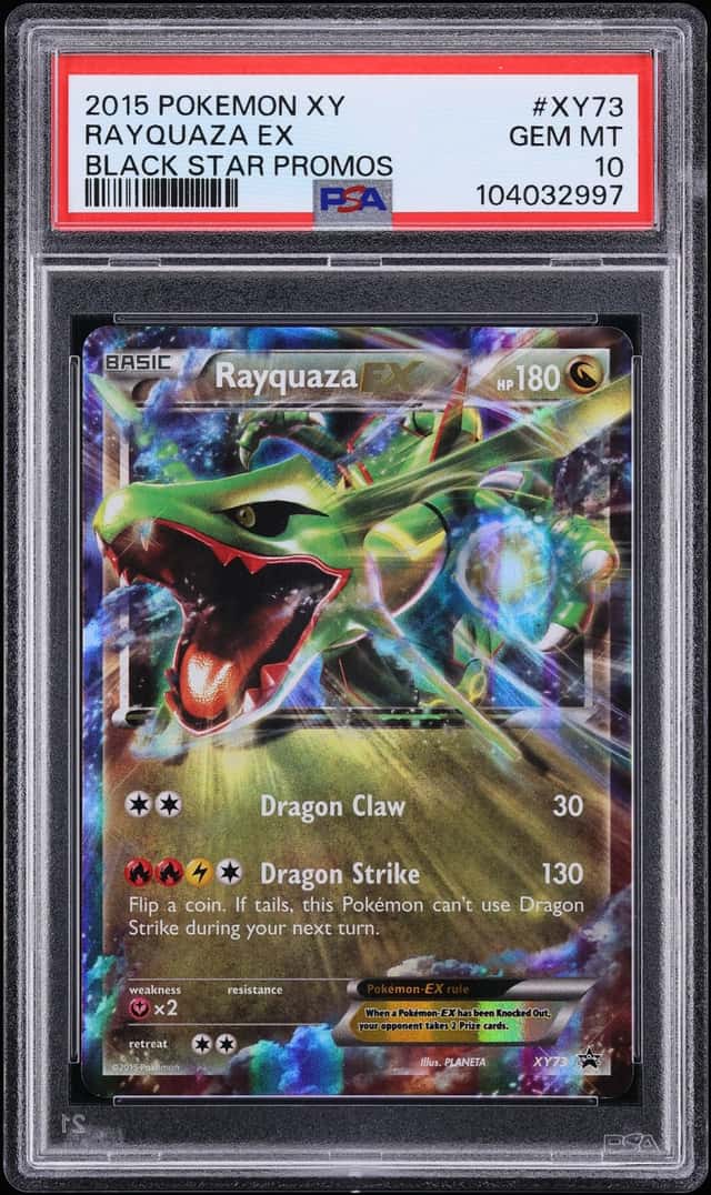 2015 Pokemon XY Black Star Promo Rayquaza EX #XY73 PSA 10 GEM MINT