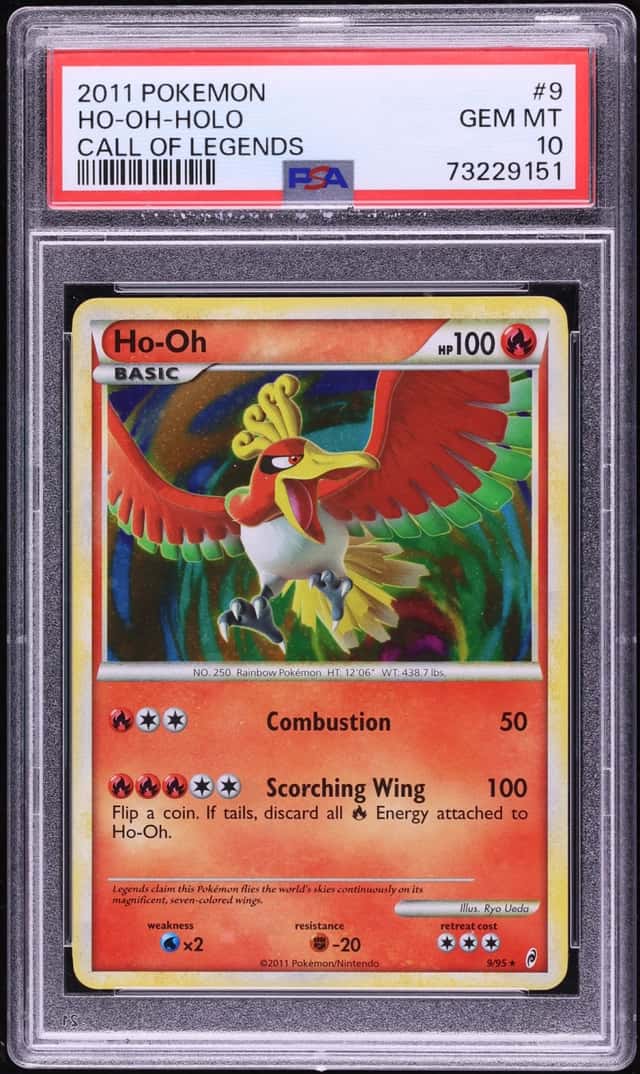 2011 Pokemon Call Of Legends Holo Ho-Oh #9 PSA 10 GEM MINT