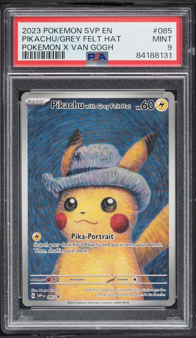 Pikachu/Grey Felt Hat