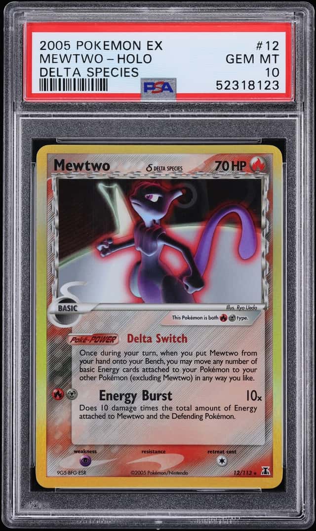 2005 Pokemon EX Delta Species Holo Mewtwo #12 PSA 10 GEM MINT
