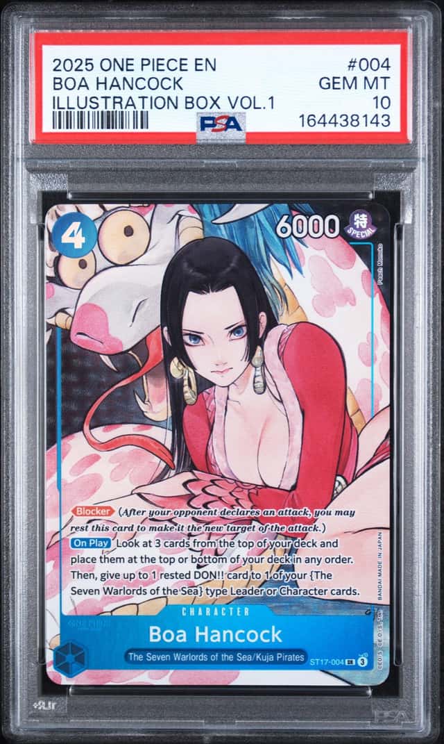 2025 One Piece Illustration Box Vol.1 Boa Hancock Super Rare #ST17-004 PSA 10
