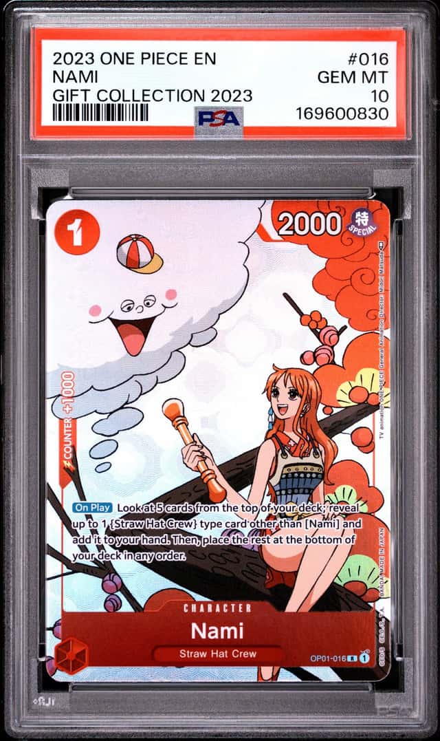 One Piece Nami Gift Coll. 2023 016 PSA 10 Gem Mint