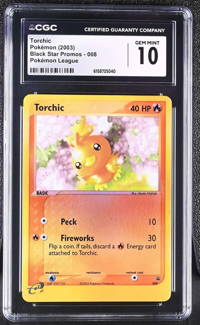 Torchic 008 Nintendo Promo Reverse Holo e-League English Pokemon TCG