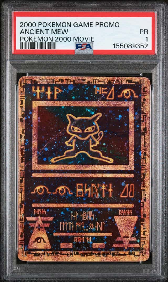 Ancient Mew 2000 Pokemon Game Promo Card - PSA 1