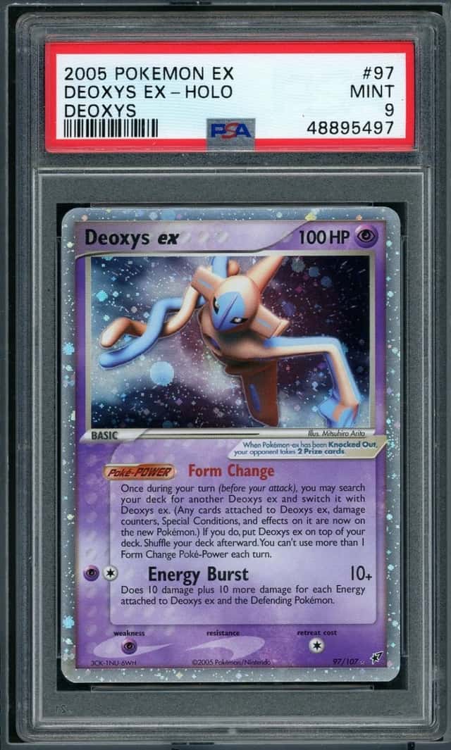 POKEMON DEOXYS EX-HOLO 2005 EX DEOXYS #97 PSA 9