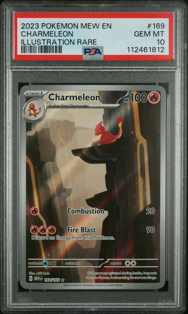 Charmeleon 169/165 SV 151 Illustration Rare Holo EN PSA 10