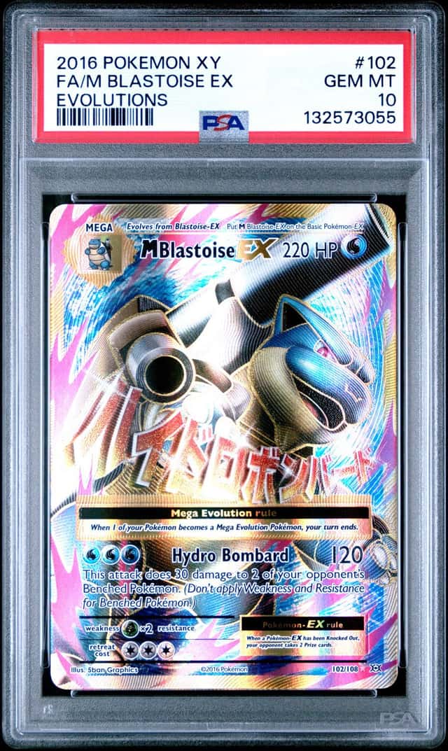 M Blastoise ex #102 XY Evolutions 2016 Pokemon PSA 10