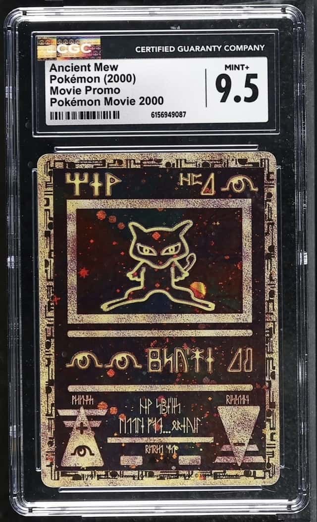 CGC 9.5 MINT+ Ancient Mew Movie Promo Pokemon Movie 2000 Pokemon Card