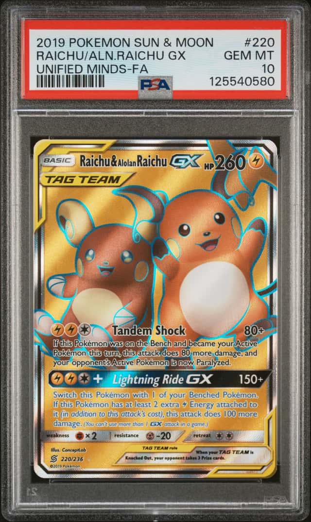 Raichu & Alolan Raichu GX