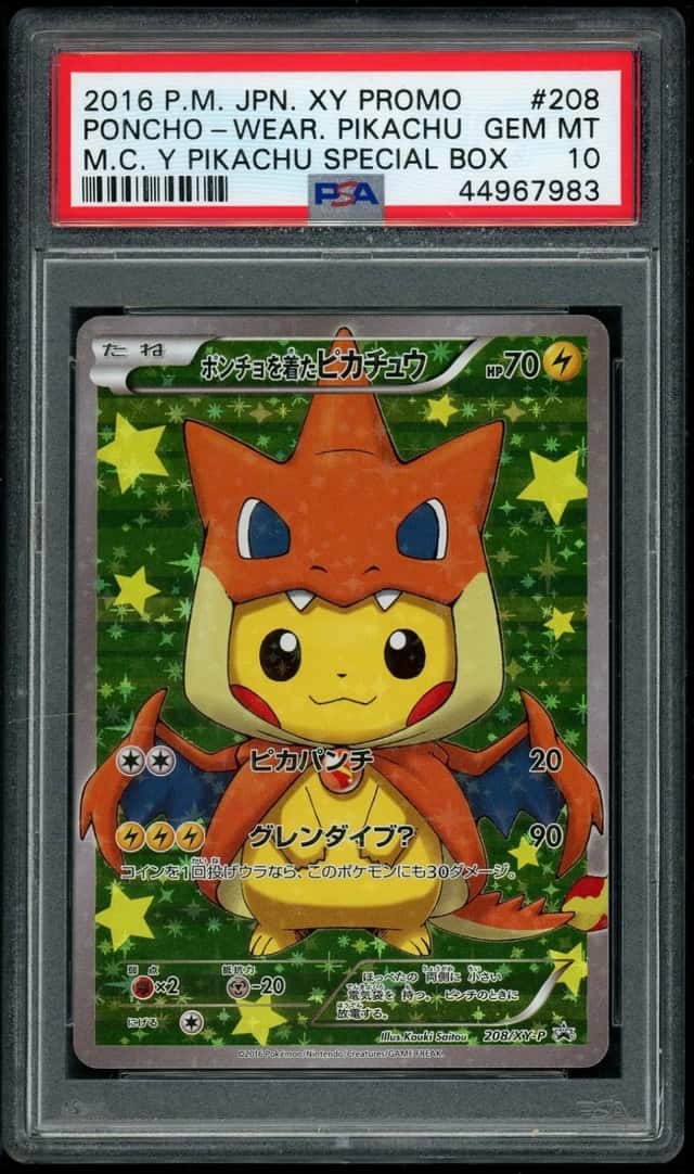 Poncho-wearing Pikachu