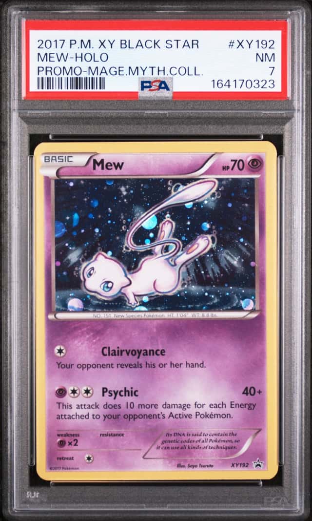 2017 Pokemon XY Magearna Mythical Collection #XY192 Mew Promo Holo PSA 7