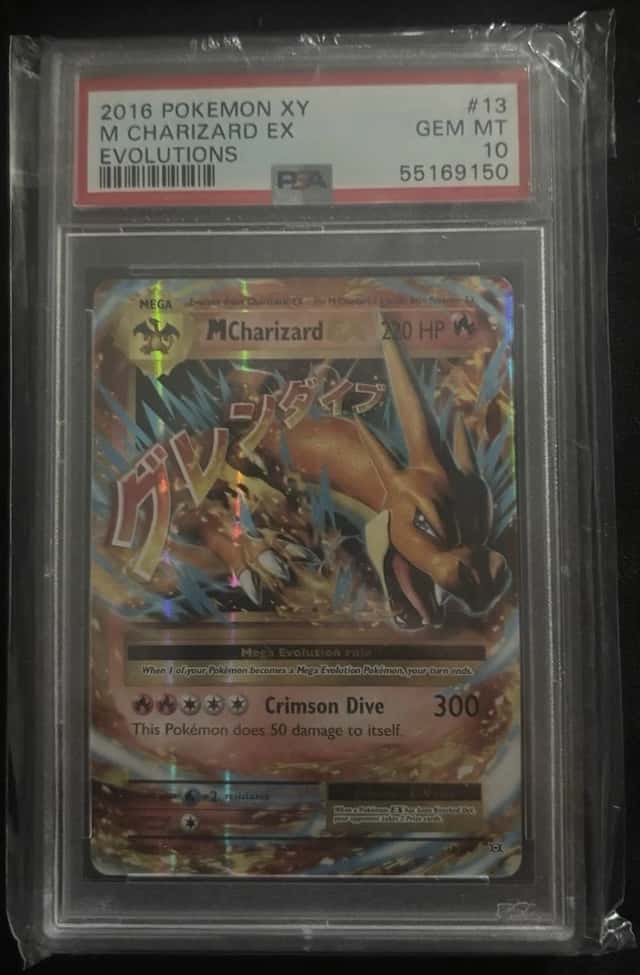 M Charizard EX PSA 10 2016 Pokemon Evolutions 13/108 ENG Holo Ultra Rare