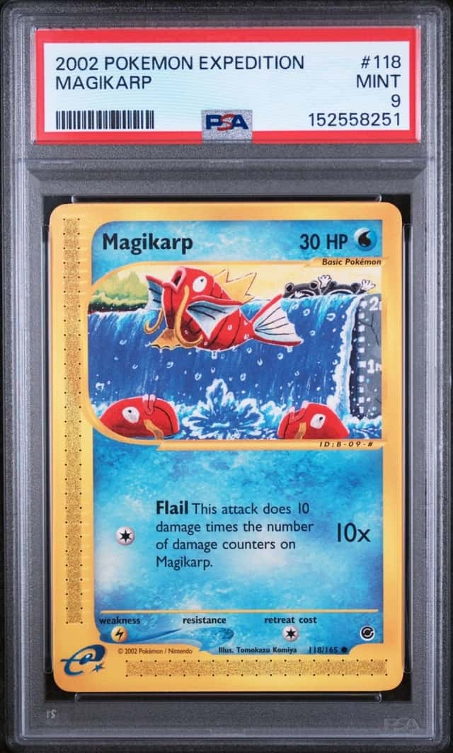 Pokemon Magikarp Expedition 118/165 PSA 9 Mint