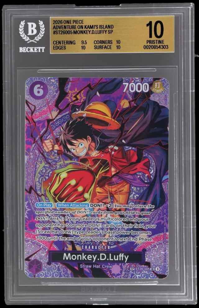 2026 One Piece Adventures On Kami's Island Special Alternate Art Monkey D. Luffy #ST26-005