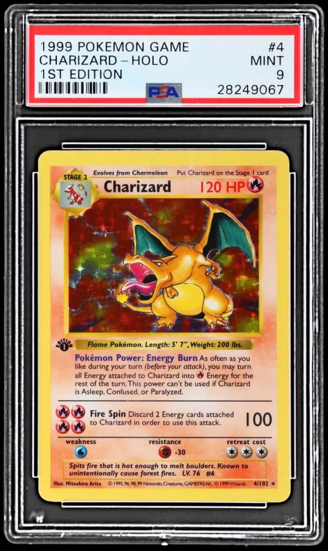 1999 Pokemon Base Set 1st Edition Holo Charizard #4