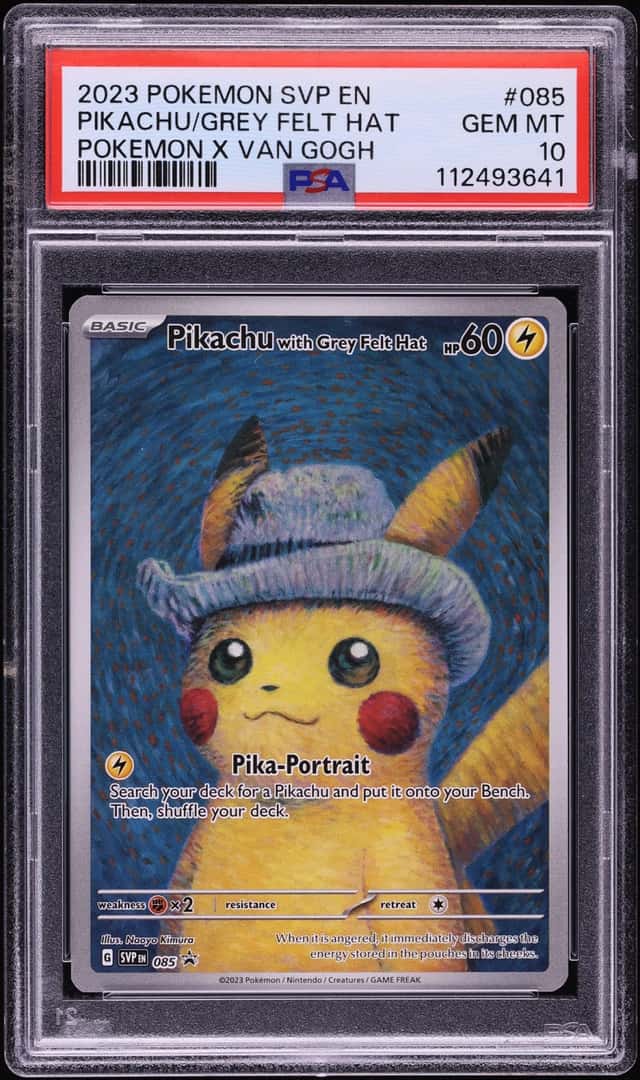 Pikachu/Grey Felt Hat