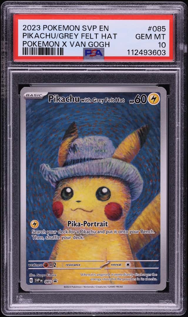 Pikachu/Grey Felt Hat