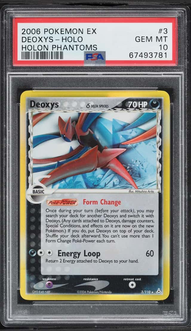 2006 Pokemon EX Holon Phantoms Holo Deoxys #3 PSA 10 GEM MINT