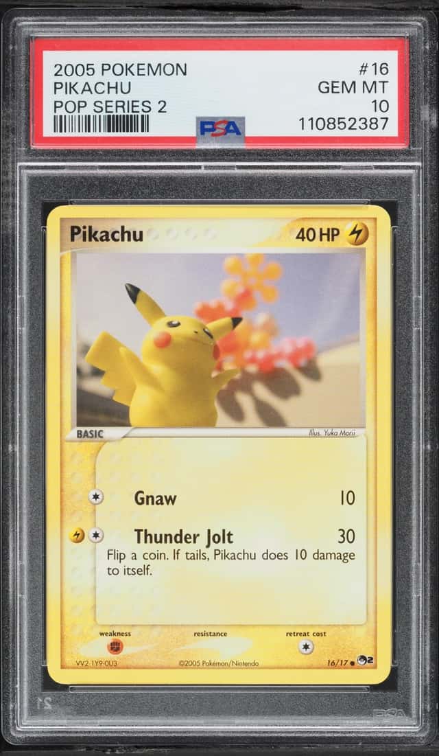 2005 Pokemon EX POP Series 2 Pikachu #16 PSA 10 GEM MINT