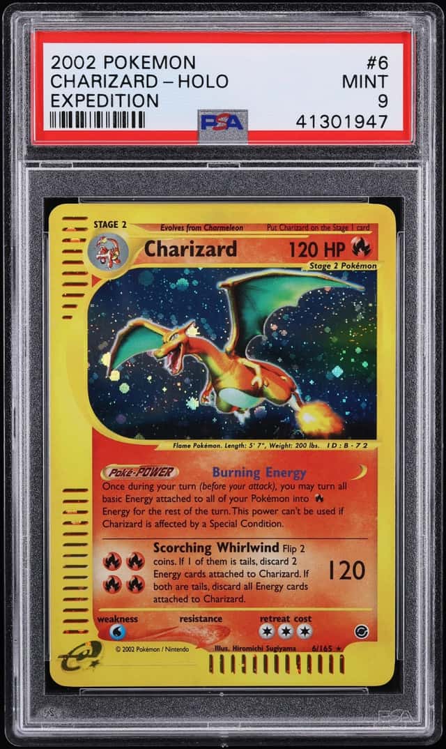 2002 Pokemon Expedition Holo Charizard #6 PSA 9 MINT