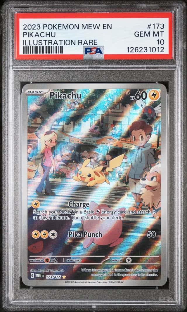 2023 Pokemon MEW EN Illustration Rare #173 Pikachu PSA 10 GEM MINT