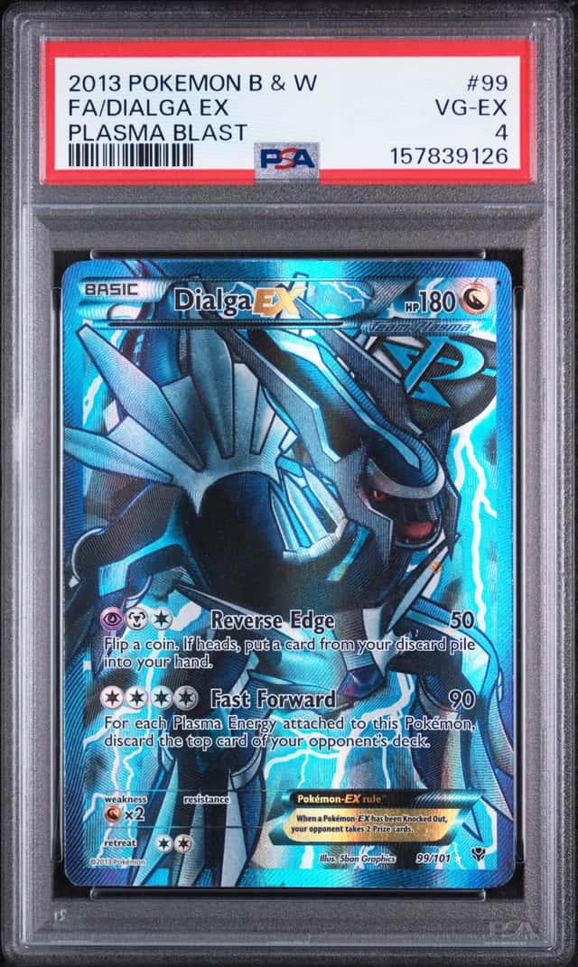 2013 Pokemon B & W Plasma Blast #99 FA Dialga EX PSA 4 VG-EX