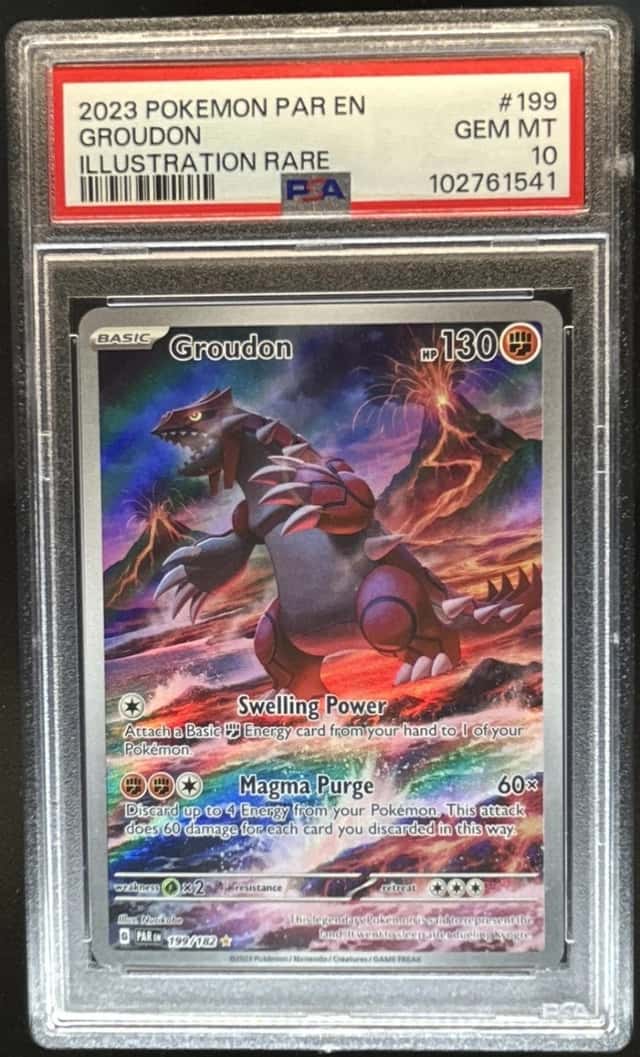2023 Pokemon SV Paradox Rift Groudon #199/182 PSA 10 GEM MINT