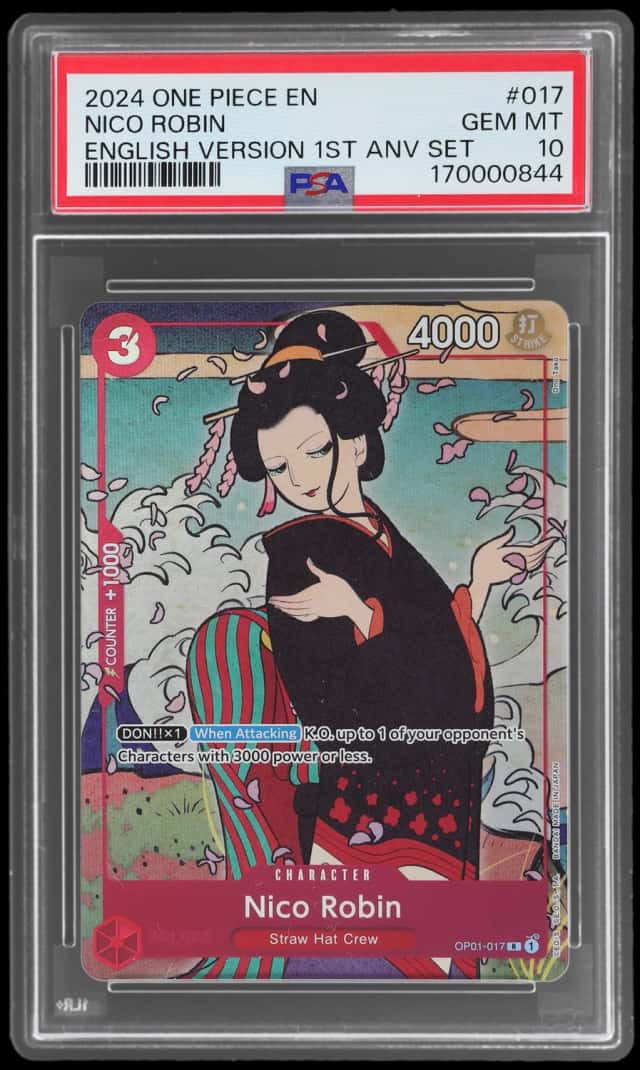 2024 One Piece 1st Anniversary Set Nico Robin #OP01-017