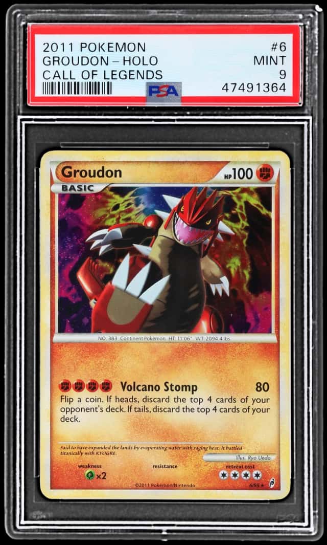 2011 Pokemon Call of Legends Holo Groudon #6