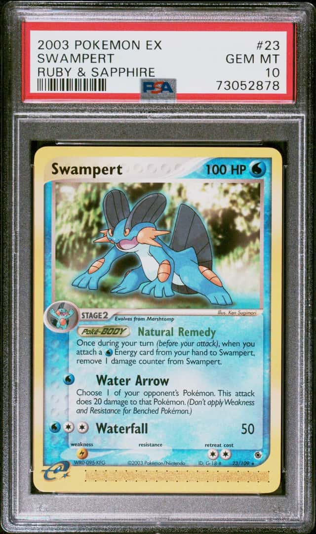 2003 Pokemon Ex Ruby and Sapphire Swampert #23