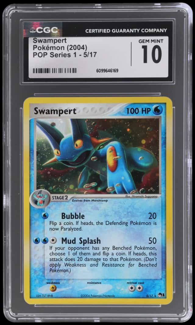 2004 Pokemon Pop Series 1 Holo Swampert #5