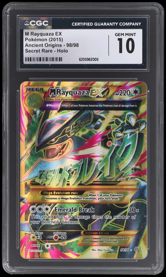 2015 Pokemon XY Ancient Origins M Rayquaza Ex #98
