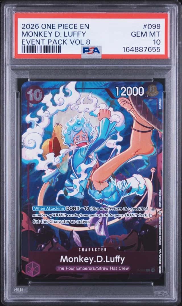 2026 ONE PIECE EVENT PACK VOL.8 #099 MONKEY D. LUFFY PSA 10