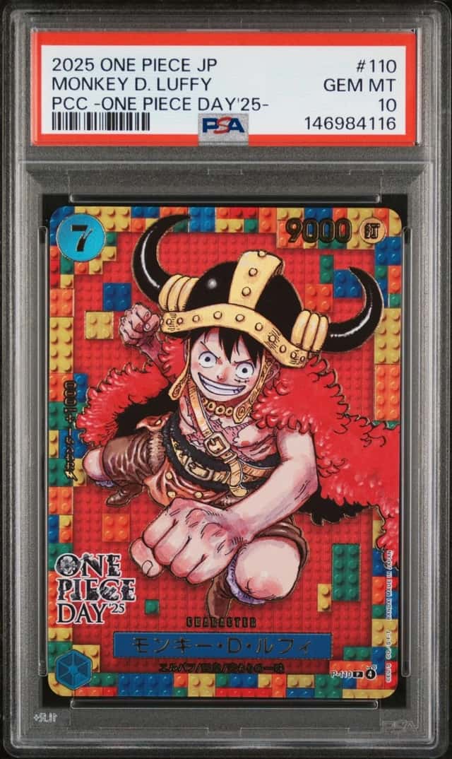 2025 ONE PIECE JPN PREMIUM COLLECTION ONE PIECE DAY'25 MONKEY D. LUFFY PSA 10