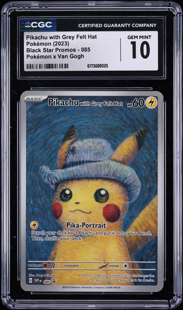 Pikachu/Grey Felt Hat