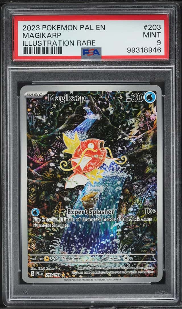 2023 Pokemon Scarlet & Violet Paldea Evolved IR Magikarp #203 PSA 9 MINT